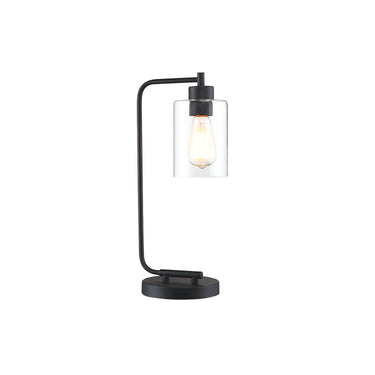 Adair 1- Light Table Lamp With Clear Glass Shade