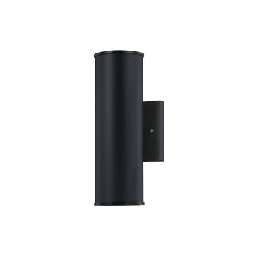 Black LED Outdoor Wall Lantern Exterior Wall Waterproof Sconce with Up-Down Light Output