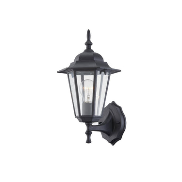 Allana 14.3" High Matte Black Outdoor Wall  Light Fixtures
