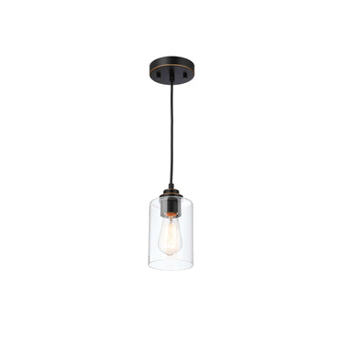 Bosco 1-Light Modern Indoor Hanging Light Fixtures Industrial Pendant Lights