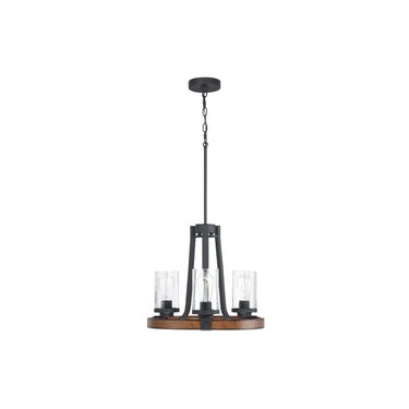llaria 3 - Light Wagon Wheel Chandelier