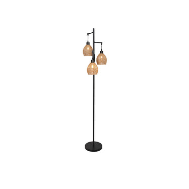 Alisya 65'' Dimmable Black Industrial Tree Floor Lamp