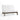 Gideor Modern Teak Split-Back Outdoor Armless Loveseat