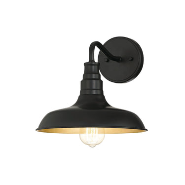 Vito 1- Light Dark Bronze Outdoor Barn Light Sconce (2-Pack)