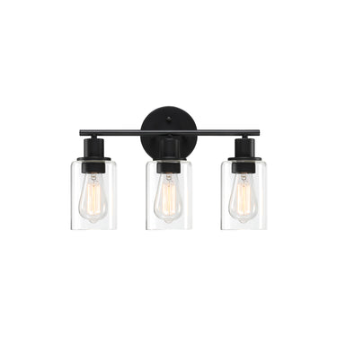 Bosco 3 Light 17" Wide Fashion Bronze Finish Bathroom Vanity Light