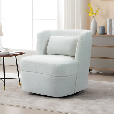 Sabryna Upholstered Swivel Barrel Chair