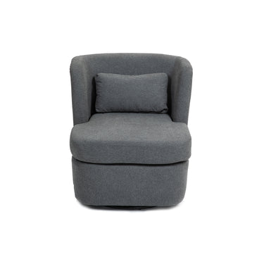 Sabryna Upholstered Swivel Barrel Chair