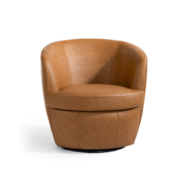 Peggy Faux Leather Accent Chair