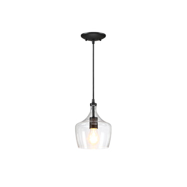 Modern Black Dark Bronze Pendant Light