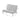 Gideor Modern Teak Split-Back Outdoor Armless Loveseat